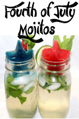 Fourth of July cocktails, fourth of july mojiotos