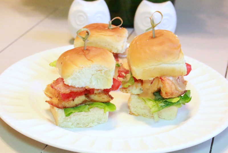 Chipotle Salmon Sliders